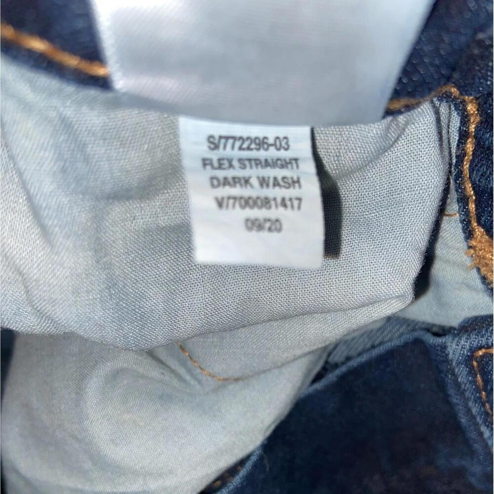 Old Navy Denim Straight Jeans Women's 12 Slim Built In Flex Adjustable Waistband - Picture 9 of 10